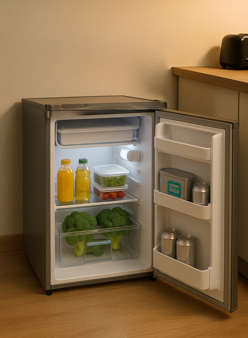 جنرال لاينز ثلاجة باب واحد  - 3,1 قدم - 93 لتر - 220 فولت - سلفر - GLR89D1D - Image 2